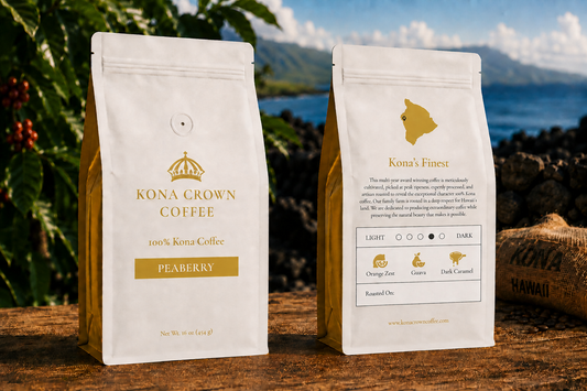 100% Kona Coffee Darnall Reserve Peaberry